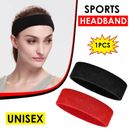 Unisex Sports Headband Workout Yoga Headband Running Sweat Band Tennis Badminton
