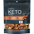 Ratio Toasted Almond Granola Cereal, 2G Sugar, Keto Friendly, 8 OZ Resealable Ce