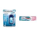 Nicorette 2 mg 20 Count Ice Mint Flavored Stop Smoking Aid Lozenges and Aquafresh Maximum Strength 5.6 Ounce Smooth Mint Toothpaste