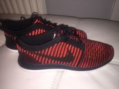 Nike flyknit homme flambant neuf rouge et noir taille 9, chaussures de course 