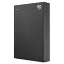 Seagate STHP5000400 Backup Plus 5TB External Hard Drive Portable HDD - Black USB 3.0 for PC Laptop and Mac, 1 Year MylioCreate, 2 Months Adobe CC Photography, 2-Year Rescue Service