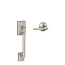 Schlage FE285 Century Lower Handleset with Latitude Lever for Electronic Deadbolts, Satin Nickel