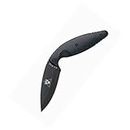 Ka-Bar 1482 Large TDI Law Enforcement Knife, Black, Molle Straps Straight Edge
