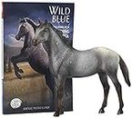 (Wild Blue) - Breyer Horse Figurine and Book Set, Wild Blue