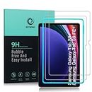 IBYWIND Screen Protector For Samsung Galaxy Tab S9+/S9 Plus/ S9 FE+(12.4 Inches),with 2Pcs Tempered Glass,[Fingerprint Reader,Easy to install]