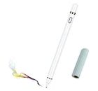 Stylus Pen Pencil 1st Generation Gen Replacement for Apple iPad Pro 1st iPad 1st 2nd 3rd 4th 5th iPad Mini 1 2 3 4 iPad Air 1st 2nd iOS Android Capacitive Tablet Touch Screen + Free Holder (White)