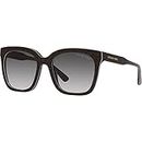 Michael Kors 0MK2163 Sunglasses, Brown Signature PVC, 52 para Mujer
