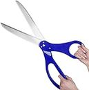 63,5 сm Blue Giant Scissors for Ribbon Cutting Ceremony Heavy Duty Scissors Giants Ribbon Cutting Scissors for Special Events Inaugurations and Ceremonies