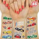 xo, Fetti Race Car Party Supplies Temporary Tattoos - 44 Foil Styles | Racecar Birthday, Pit Crew, Checkered Flags, Vroom, Wheels