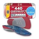 Dr. Scholl’s® Custom Fit® Orthotics 3/4 Length Inserts, CF 440, Customized for Your Foot & Arch, Immediate All-Day Pain Relief, Lower Back, Knee, Plantar Fascia, Heel, Insoles Fit Men & Womens Shoes