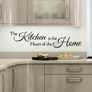 Adesivi da parete citazioni La cucina è un cuore della casa decalcomania arte rimovibile fai da te