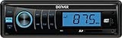 Denver Electronics CAU-444 Radio portable Voiture Numérique Noir - Radios portables (Voiture, Numérique, FM, Bleu, Noir, Uniforme)