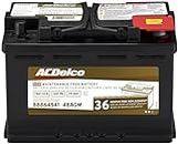 ACDelco silver, calcium Gold 48AGM 36 Month Warranty AGM BCI Group 48 Battery For Truck , Black