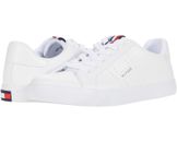 Tommy Hilfiger Lamiss White Icon Stripe Lace Up Textile Fashion Sneakers