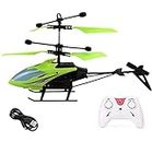 Vikas Gift Gallery Exceed Remote Control and Hand Sensor Charging Helicopter Toys with 3D Light Toys for Boys Kids (Indoor Flying (Multicolour) Colour as per Available