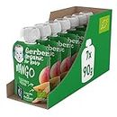 GERBER Organic Mango, Bolsita Puré de Fruta para Bebés, 7x90g, a partir de 6 meses