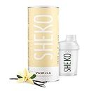 SHEKO Vanilla Mahlzeitersatz Shake - 25 Shakes pro Dose - Proteinreich, Glutenfrei & Natürlicher Geschmack - Köstliche Diät Shakes zum Abnehmen