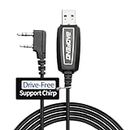 Baofeng USB Programming Cable for Baofeng UV-5R,BF-F8HP, BF-888S,UV82HP,UV-9S,UV-R3 Handheld ham Radio transceiver Ham Two Way Radio with Driver CD