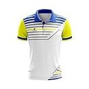 TRIUMPH Golf Tshirt for Men Golf Club Polo Shirts Yellow Size XL