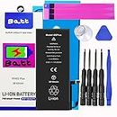 Batt® High Capacity Battery Kit for iPhones Includes All Stickers & MAGNETIC Tools (iPhone 6S Plus)