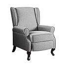 Artiss Recliner Chair Grey Fabric Lounge Sofa Armchair, Home Furniture Health Personal Care, Adjustable Backrest Footrest Electric Rocking Nursing Feeding