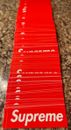 Supreme Box Logo Sticker Red Authentic Brand New Free Shipping Ships Same Day ✉️