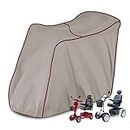 XYZCTEM- 800D Waterproof Scooter Cover Beige Power Assisted Mobility Scooter Cover 67 Inch Length