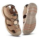FUEL Fisherman Sandals for Men Comfortable & Lightweight, Flexible & Breathable Stylish Casual Sandals Protective Bump Toe Perfect Outdoor Beach Anti-Skid Sports Footwear For Gents (Soldier-02)