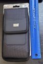3XL RUGGED CELL PHONE VERTICAL POUCH WITH METAL CLIP BELT LOOP HOLSTER+CARD SLOT
