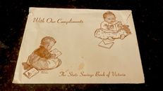 The State Savings Bank Of Victoria With Our Complements Original Envelope Rare