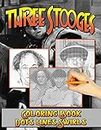 Three Stooges Dots Lines Swirls Coloring Book: Collection Activity New Kind Books For Adults