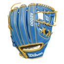 Wilson A2000 1786 11.5" Infield Baseball Glove - Sky Blue Yellow - Right Hand Th