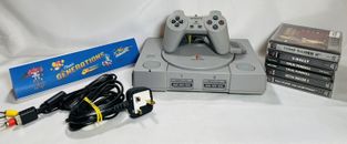 SONY PLAYSTATION 1 PS1 CONSOLE / Tested Working Plus Controller 5 FREE GAMES
