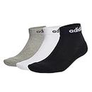 adidas Mixte Set Di 3 Paia Di Calzini Socks, medium grey heather/white/black, XL EU