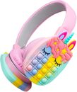 Aolcev Bluetooth Headphones Wireless Over Ear for Kids Girls Women Foldable