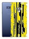 AtOdds - Samsung Galaxy Note 9 Mobile Back Skin Rear Screen Guard Protector Film Wrap with Camera Protector (Coverage - Back+Camera+Sides) (Yellow Cyberpunk)