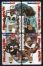$50,20,20,10. 1998-1999 FanCash: Carolina Panthers Puzzle Set of 4 Bank Card