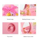 For Girls Musical Jewelry Box Cute Bow Knot Painting Princess Theme
