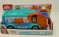 Dickie Toys ABC BYD City Bus 22cm Operable Blue Orange  1 + Years FREE POST