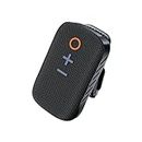 MEE audio goSPKR Wearable Clip-on Bluetooth Speaker with Built-in Magnet, IPX5 Water Resistance, and Built-in Speakerphone w/Microphone for Hands-Free Music & Calls; Connect Up to 2 in Stereo (Black)