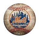 Fan Creations MLB New York Mets 12" Baseball Shaped Sign