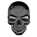SING F LTD 3D Metal Decal Skull Punisher Vehicle Sticker Waterproof Decoration Logo Cranium Emblem Badge Decal for Car Truck Motorcycle Refrigerator Computer Door Titanium Black