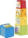 Fisher-Price Cubes Découvertes, jouet pour bébé à empiler et à emboîter, 6 mois et plus, CDC52