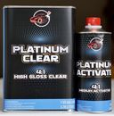 Platinum Clear Coat Gallon Kit 4:1 High Gloss Automotive Clearcoat w/Hardener!!