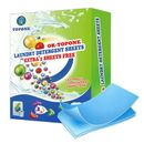 62PCS New Formula Laundry Detergent Sheets Wash Laundry Washing Powders Cle.ca