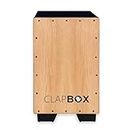 Clapbox Cajon CB11 -Black, Oak (H:50 W:30 L:30) - 3 Internal Snares