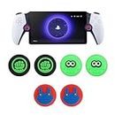 Qoosea for Playstation Portal Thumb Grip Caps Soft Silicone Joystick Caps Covers with PS5 Portal Controller Anti-Slip PS5 Analog Stick Cap Case 3 Pairs (6pcs)