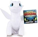 DreamWorks Dragons, Lightfury 8-inch Premium Plush Dragon, for Kids Aged 4 and Up