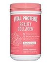 Vital Proteins Beauty Collagen for Women (Strawberry Lemon, Canister) - 120mg of Hyaluronic Acid and 15g of Collagen Per Serving