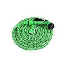 IMBTECH Expanding Garden Water Hose Pipe, Spray Gun Flexible Grow Stretch Pipes, Garden Water Pipe for Home Lawn, Car with 8 Function Professional Water Spray Nozzle, (25FT, Green)
